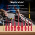 thumbnail image 3 of PENGGONG Insulated Screwdriver Set 1000V Insulated Electrician Screwdriver with 4 Phillips Screwdrivers and 5 Slotted Screwdrivers Non-Slip Handle All-in-One Premium Professional Screwdriver, 3 of 7