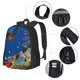 thumbnail image 2 of Fotbe Colorful Coral Reef Mochila para Hombre y Mujer - Tela Oxford 600D Resistente - Mochila Impermeable de Gran Capacidad para Escuela, Viajes y Senderismo, 2 of 6