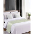 thumbnail image 4 of Bed Runner Scarf Queen Size, Sage Green Branches Stain Bed Runners & Scarves for Foot of Beds, Vintage Art Farmhouse Decorative Bedding Runner Scarf for Hotel Home Bedroom 83 x20 Inch, 4 of 6