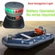 thumbnail image 3 of Luz de navegación Canotaje Luces de vela Lámpara de advertencia de señal a prueba de agu roja Sharpla Luz de navegación de barcos, 3 of 6