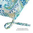 thumbnail image 3 of Baltic Paisley 44 x 22 in. Outdoor High Back Chair Cushion (2-Pack) by Greendale Home Fashions, 3 of 9