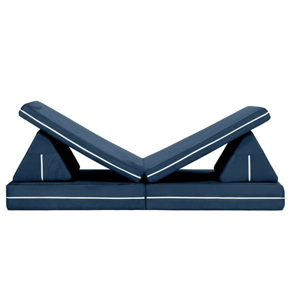Jaxx Paysage de Jeu à Glissière, Ensemble de Meubles Imaginatif pour Enfants Créatifs, Bleu Marine