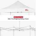 thumbnail image 5 of HUIMART 10x10 Top Replacement Cover for Outdoor Pop-up Canopy, Canopy Tent Top Cover for 10 x 10 Canopy, White (Only Top Cover), 5 of 8