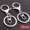 M1-29-Bright Silver, variant on 5pcs/lot 30mm Key Ring Long 70mm Popular classic 11 Colors Plated lobster clasp key hook chain jewelry making for keychain