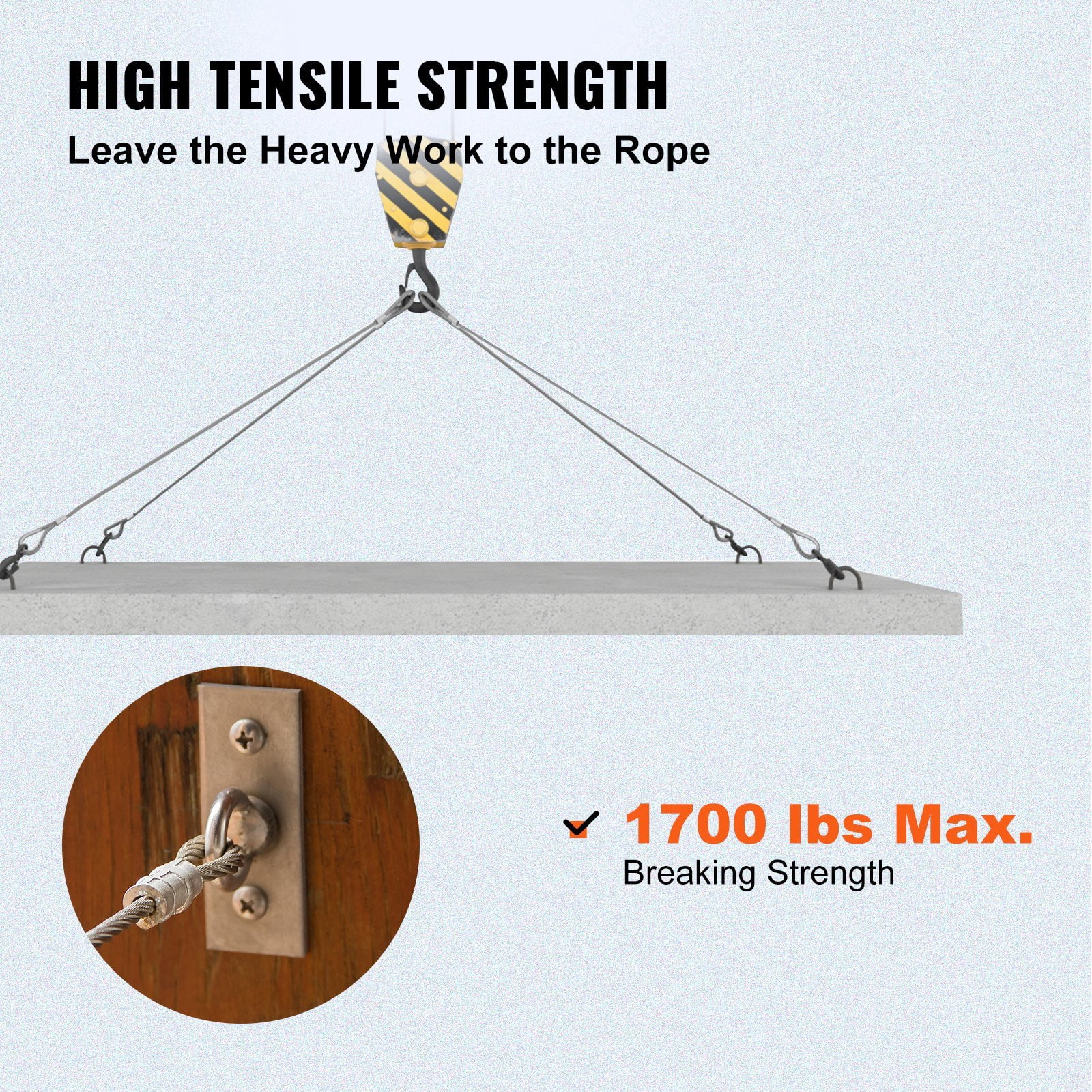 1/8" Stainless Steel Cable Railing Kit 500ft, 316 Marine Grade Wire Rope, 7x7 Aircraft Cable for Deck, Stair, Porch, Fence – Durable & Corrosion Resistant