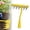 D, variant on WEGFTDUOP Iron Weeding Rake 2.0 Heavy Duty Garden Hand Weeder Rake 4/5/6/7 Teeth Weeder Tool For Yard Garden