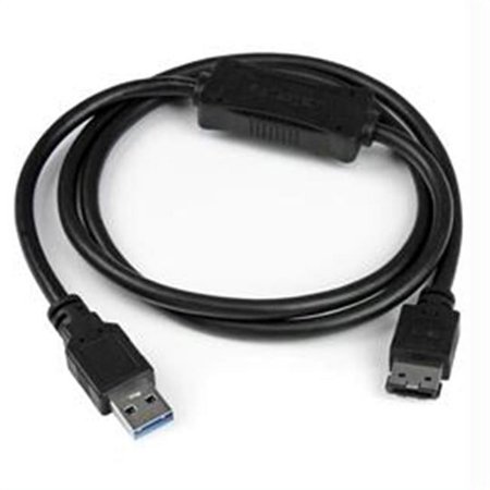 UPC: 0065030854863 | StarTech.com USB 3.0 to eSATA HDD / SSD / ODD Adapter Cable – 3ft eSATA Hard Dri