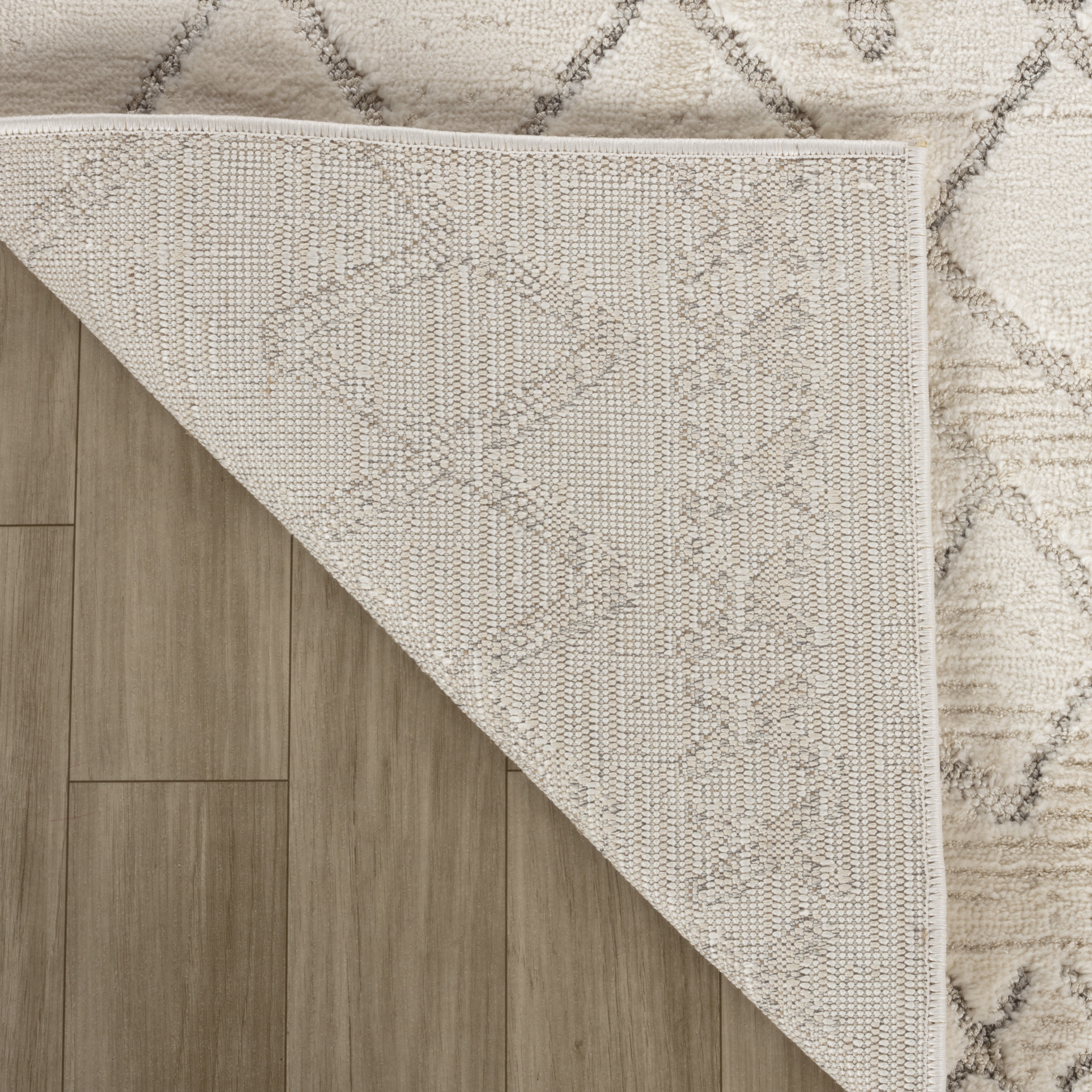 Rug Branch Astra Boho Indoor Area Rug, Beige Cream, Abstract - Living Room, Bedroom, Dining Room, and Kitchen