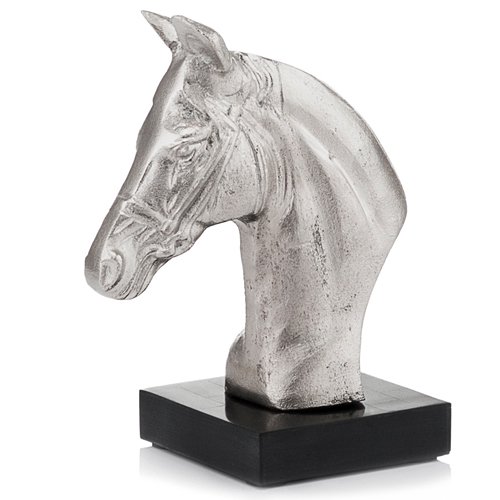 Modern Day Accents, LLC 5000 Semental Stallion Bust on Bone Base