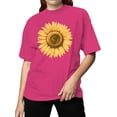 thumbnail image 2 of Sunflower Design Women's T-shirt, 2 of 3