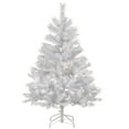 thumbnail image 3 of National Tree Company 7.5 ft. Pre-Lit Artificial WInchester Pine Christmas Tree, White, Clear Lights, Includes Stand, 3 of 6