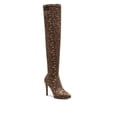 thumbnail image 5 of Jessica Simpson Vallrie High Heel Over The Knee Suede Pointed Toe Boots Natural (5.5, Natural), 5 of 6