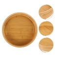 thumbnail image 2 of 1Pc Bamboo Tray Practical Food Serving Tray Household Snack Dessert Storage Tray, 2 of 5