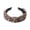Bronze_003, variant on Fgnfyis Headbands for Women Oktoberfest Leopard Print Wide Knot Fascinator Headband Elegant Casual Hair Accessories for Women Brown_003 One Size