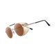 thumbnail image 5 of Gafas de terre retro Steampunk, protección lateral con bloqueo 400, protección ligera, gótico, gafas , para , Lente Marrón Claro Salvador Gafas de sol Steampunk, 5 of 7