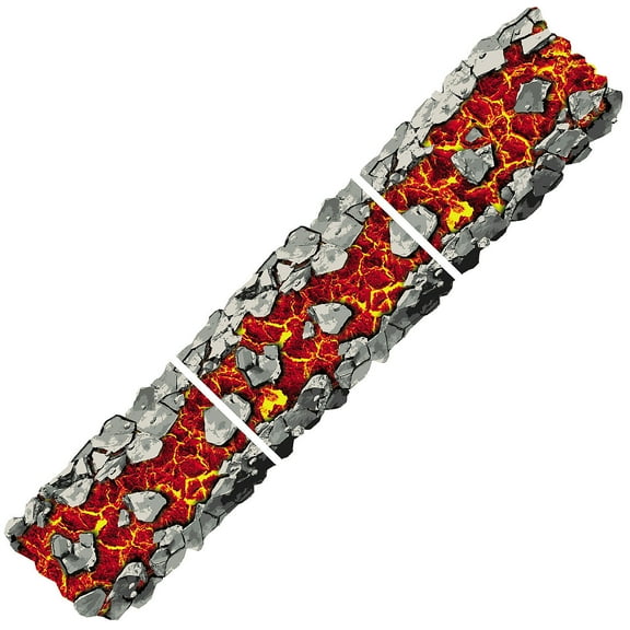 Fun Express Lava Floor Clings - 3 Pieces