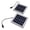 White, variant on Mosiee 2 Portable Solar Panels with Brackets 5W, Usb Suitable for Outdoor Charging Blac