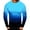 Sky Blue shirt for men #1, variant on SeCaotees Gradient Long Sleeve T‑Shirts for Men Crew Neck Slim Fit Stretch Fabric Lightweight Athletic Daily Wear Tees Army Green,L