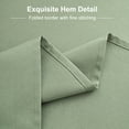 thumbnail image 3 of Inosoo Faux Linen Fabric Rectangle Tablecloth, 60"x84" Stain and Wrinkle Resistant Washable Table Cover, Sagr Green, 3 of 13