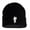 Black, variant on nvzhuang Unisex Embroidery Frill Beanie Hat Winter Warm Knitted Solid Hip-hop Cap Fashion Casual Skateboard Headdress