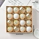 thumbnail image 2 of 16-Pack 6cm Painted And Plated Pearl-Like Christmas Ball Ornament Set Decorative Hanging Pieces, 2 of 2