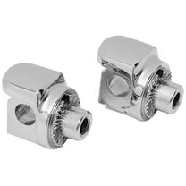 Kuryakyn Non-Pivoting Splined Peg Adapters Chrome 8894