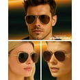 thumbnail image 5 of Grinderpunch Classic Aviator Sunglasses for Men Women Driving Sun Glasses Polarized UV400 Protection, 5 of 6