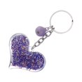 thumbnail image 2 of 3PCS Acrylic Love Key Chain Peach Heart Keyring Keychain Jewelry Gift Shining Bag Pendant Accessory, 2 of 6