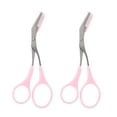 thumbnail image 1 of Eyebrow Scissors with Comb Eyebrow Trimmer Scissors Stainless Steel Eyebrow Scissor Makeup Tools Hair Trimmer,2Pcs, 1 of 8