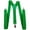 Green, variant on D-GROEE Men's Suspenders - One Size Adjustable and Elastic Y Back Suspenders for Men Trousers Heavy Duty with 3 Strong Clips