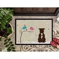 thumbnail image 3 of Carolines Treasures BB2520JMAT Christmas Presents Between Friends Staffordshire Bull Terrier Chocolate Indoor or Outdoor Mat, 24 x 0.25 x 36 in., 3 of 4