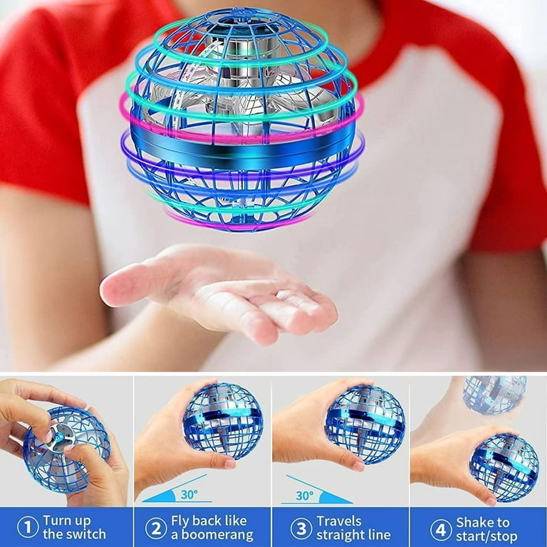Flying Orb Ball Space Orb - 2022 Boomerang Spinner Flying Ball Toys with Magic Controller 360 Rotating Magic Hover Orb Birthday Gifts for Boys Girls