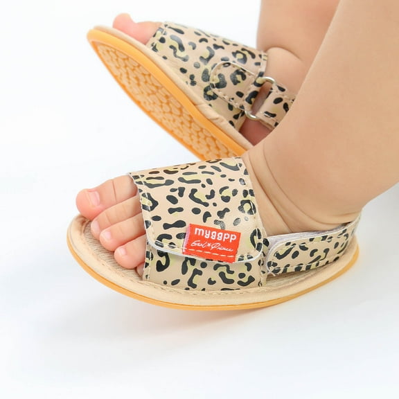 piuwrlz Toddler Girls Ballets Flat Dress Shoes Baobao Shoes Sandals Soft Antiskid Soft Sole Babys Shoe Khaki Size 12-15 Months