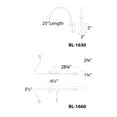 thumbnail image 3 of WAC Lighting Stretch LED Contemporary Metal Steel Swing Arm in White, 3 of 3
