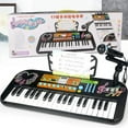 thumbnail image 3 of Piano digital electrónico portátil para niños, para el hogar, con teclado de 37 teclas, para principiantes, 3 of 12