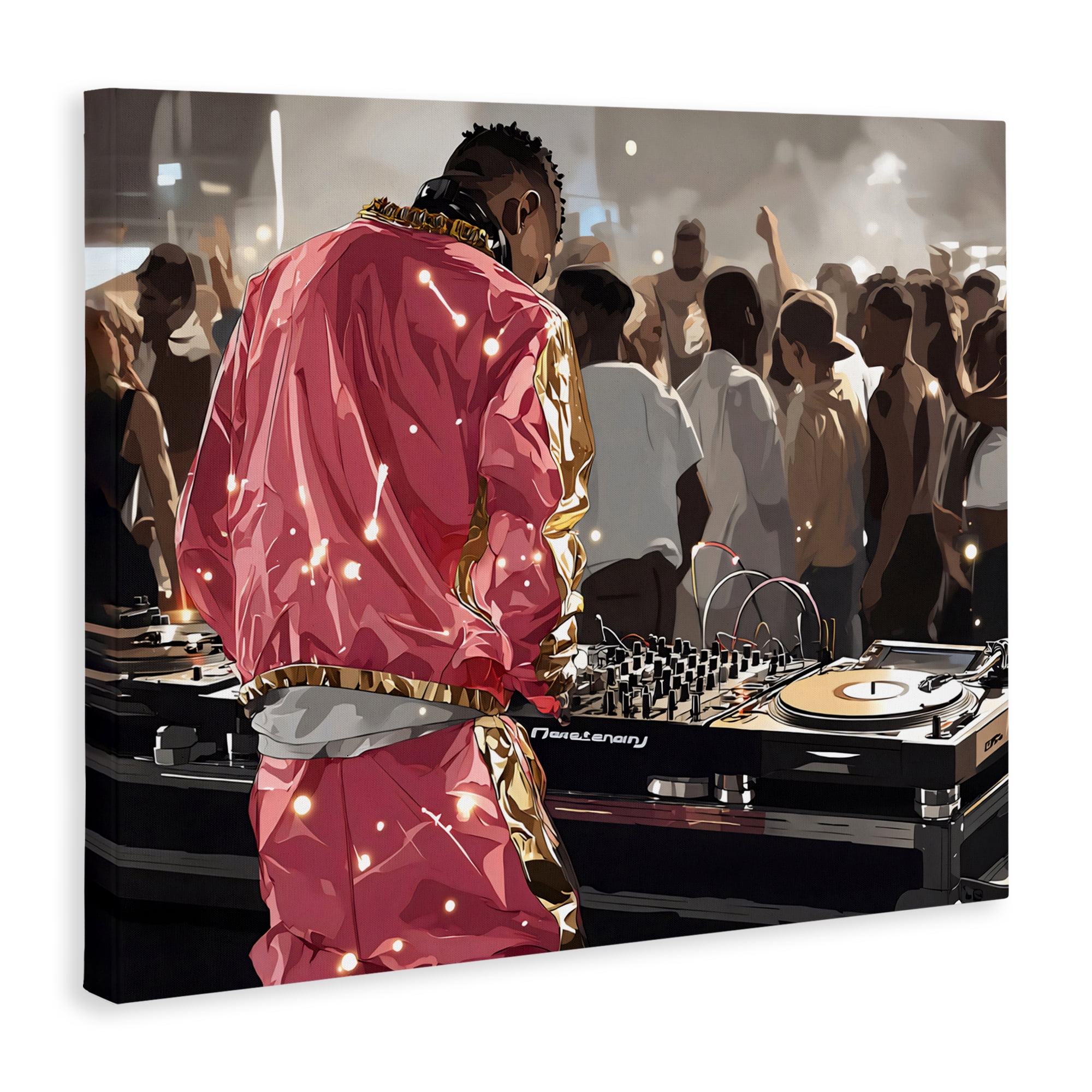 Stupell Industries DJ Performance At Nightclub Canvas Wall Art, design by Franklyn Gregory