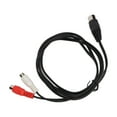 thumbnail image 4 of Cable Adaptador ANGGREK DIN 5PIN A 2RCA Resistente A Tirones De PVC 4.9 Pies, 4 of 8