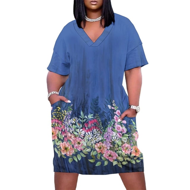 Le sacre du printemps: un vestido suelto con bordes florales similar al vestido de fiesta de primavera.