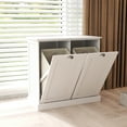 thumbnail image 5 of Two-Compartment Tilt-Out Laundry Sorter Cabinet-White, 5 of 8