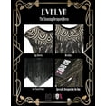 thumbnail image 6 of Wehilion Evelyn Flapper Dress | Great Gatsby 1920's Themed Dresses for Women | Cocktail Party Dress | Vintage Sequin Dress, 6 of 9