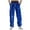 VZ69# Blue, variant on Pants for Men Elastic Waist Carnival Featured Glitter Performance Fashion Business Party Holiday Lightweight Pants Casual Y2k Streetwear
