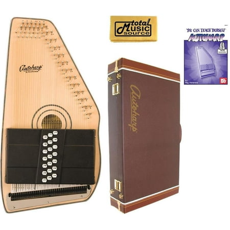 Oscar Schmidt 21 Chord Autoharp Solid Spruce Top, ADIRONDACK, OS120CN w/Hard Case, OS120CN AC449PACK