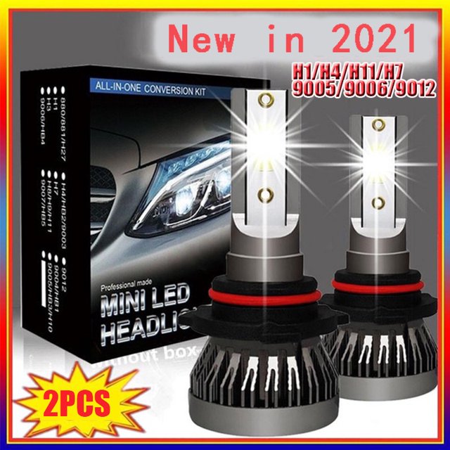 2pcs LED faros delanteros de coche huangjie unisex