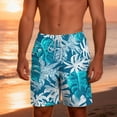 thumbnail image 6 of Lutiedan Mens Swim Trunks Hawaiian Bathing Mesh Lining Swimsuits Summer Beach Bathing Suit Swim Shorts Quick Dry Board Shorts with Pockets, 6 of 9