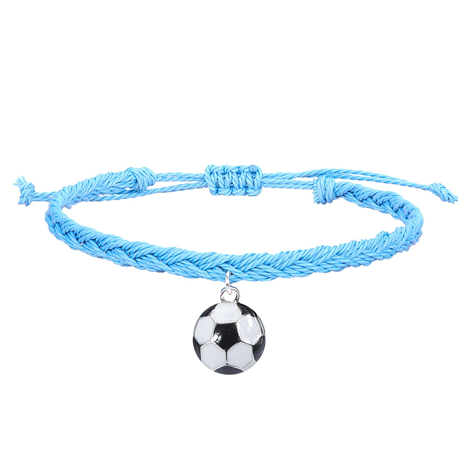 Soccer Charm Bracelets Soccer Party Favors Black Red White Brown