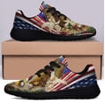 thumbnail image 3 of ChriStas Is All About Jesus Holy Family Nativity Of Jesus ChriStas American flag Shoes Sneakers Black Size 13, 3 of 7