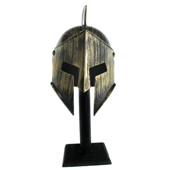 Iron Knight Helmet - Medieval - Antique Gold - Costume Accessory - Teen Adult