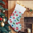 thumbnail image 5 of Coolnut Strawberry Christmas Stocking, Personalized Large Candy Stocking, Xmas Stockings Decoration Hanging Gift for Family Holiday Party Ornaments Decor Fireplace, 5 of 7