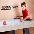 thumbnail image 7 of RayChee  Air Hockey Table, Indoor Powered Hockey Game Table for Adults and Kids w/2 Pucks, 2 Pushers, Digital LED Scoreboard, Powerful 12V Motor, 7 of 7