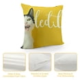 thumbnail image 4 of YINGXI Throw Pillow Covers Furry Yellow Home Decor Pillow Cases Decorative Outdoor Cushion Couch Sofa Pillowcases 22x22in, 4 of 5
